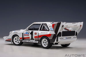 AUDI QUATTRO S1 N.1 WINNER PIKES PEAK 1987 W.ROHRL 1:18