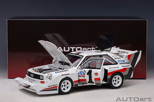 AUDI QUATTRO S1 N.1 WINNER PIKES PEAK 1987 W.ROHRL 1:18