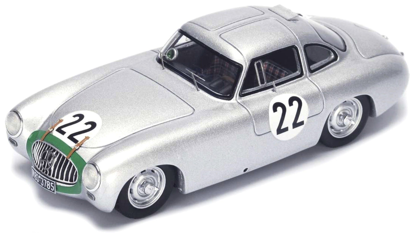 Mercedes Benz 300 SL #22 KLING/KLENK 24H LE MANS 1952 sølv/grøn 1:18