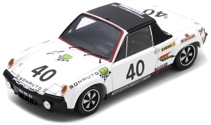 Porsche 914/6 #40 CHASSEUIL/BALLOT LENA 6th 124H LE MANS 1970 hvid/sort/rød 1:18