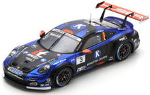 Indlæs billede til gallerivisning Porsche 911 GT3 CUP #3 LAURIN HEINRICH PORSCHE CARRERA CUP DEUTSCHLAND CHAMPION 2022 sort/blå 1:43
