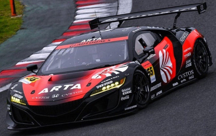 HONDA NSX GT3 TEAM ARTA N 55 GT300 CLASS SUPER GT 2020 SHINICHI TAKAGI - TOSHIKI OYU RED BLACK 1:43