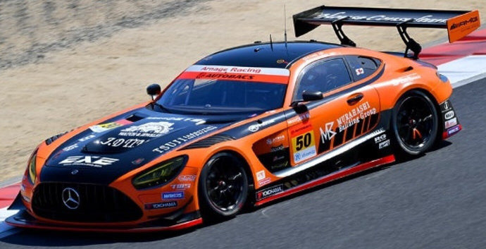 Mercedes Benz AMG GT3 #50 KANO/YANAGIDA GT300 SUPER GT 2021 orange/sort 1:43
