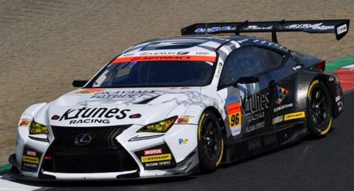 LEXUS RC F GT3 TEAM K-TUNES RACING N 96 GT300 SUPER GT 2022 M.NITTA - S.TAKAGI WHITE BLACK 1:43