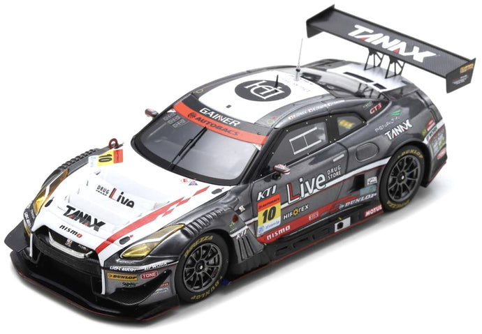 Nissan GT-R #10 TOMITA/OKUSA GT300 SUPER GT 2022 mørk grå/hvid/rød 1:43