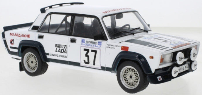Lada 2105 VFTS #37 OHU/DIENER RAALY ACROPOLIS 1983 hvid/mørk blå 1:18