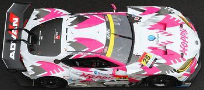 TOYOTA GR SUPRA TEAM TSUCHIYA N 25 GT300 CLASS SUPER GT 2023 T.SUGANAMI - S.NONAKA WHITE FUCSIA 1:43
