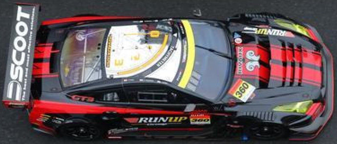 RUNUP RIVAUX Nissan GT-R #360 AOKI/TANAKA/OTAKI GT300 SUPER GT 2023 sort/rød 1:43