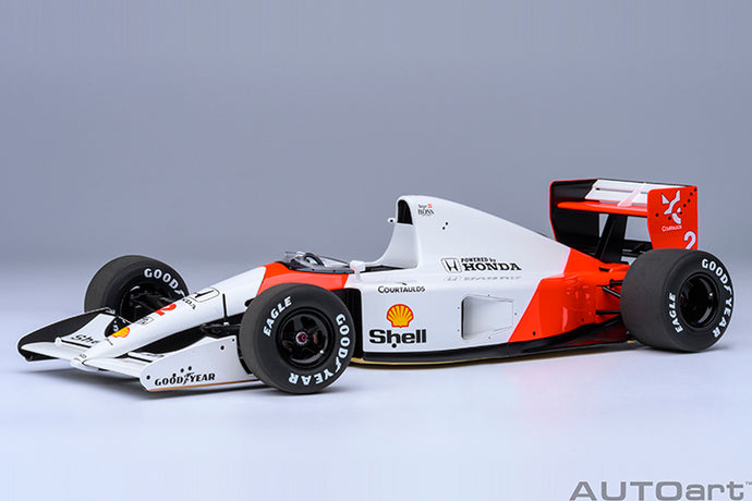 McLAREN F1  MP4/6 HONDA  N 2 JAPAN GP 1991 GERARD BERGER WHITE RED