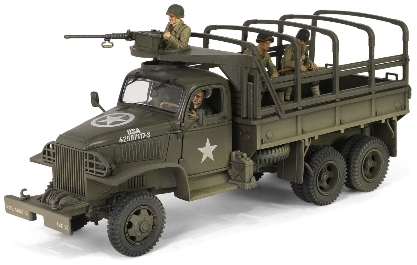 GMC CCKW 353 1609 M37 US 1st. Infantry Division May 1944 mørk grøn 1:32