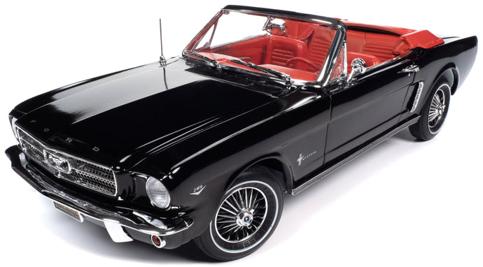 FORD USA MUSTANG CABRIOLET 1964 BLACK 1:18