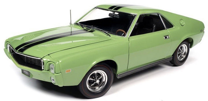 Amc AMX HARD TOP 1969 grøn/sort 1:18