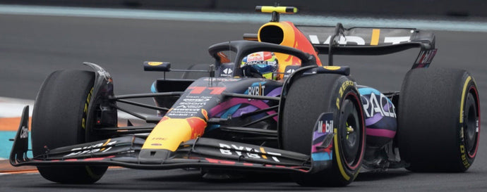 RED BULL F1 RB19 TEAM ORACLE RED BULL RACING N 11 2nd MIAMI GP 2023 SERGIO PEREZ MATT BLUE 1:43