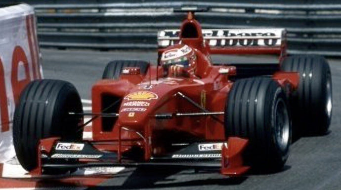 FERRARI F1 F399 SCUDERIA FERRARI N 4 2nd MONACO GP MONTECARLO (with pilot figure) 1999 EDDIE IRVINE RED 1:18