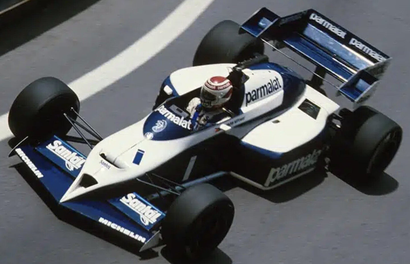 BRABHAM F1 BT53 PARMALAT N 1 WINNER USA DETROIT GP 1984 NELSON PIQUET ...