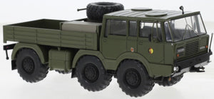 TATRA 813 NVA 6x6 TRUCK CASSONATO DOUBLE CABINE 3-ASSI 1968 MILITARY GREEN 1:43