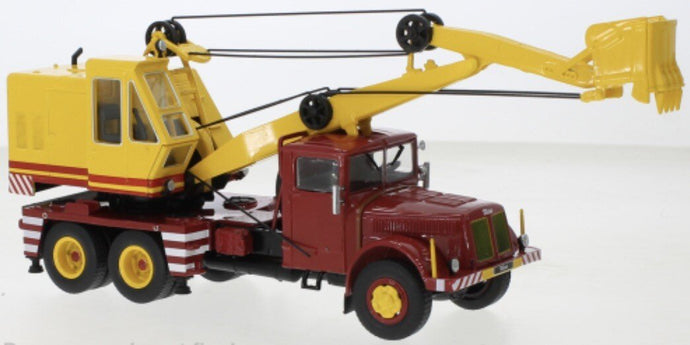 TATRA 111D TRUCK 3-ASSI 1958 RED YELLOW 1:43