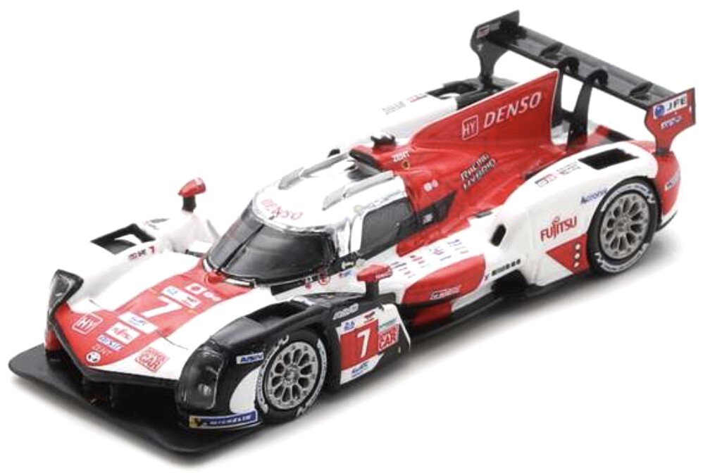 Toyota GR010 HYBRID #7 CONWAY/KOBAYASHI/LOPEZ 2nd 24H LE MANS 2022 hvid/rød/sort 1:87