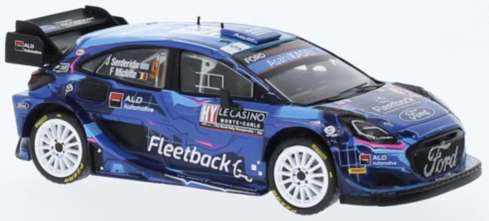 Ford PUMA #9 SERDERODOS/MICLOTTE WRC1 RALLY MONTE CARLO 2023 blå/mørk blå 1:43