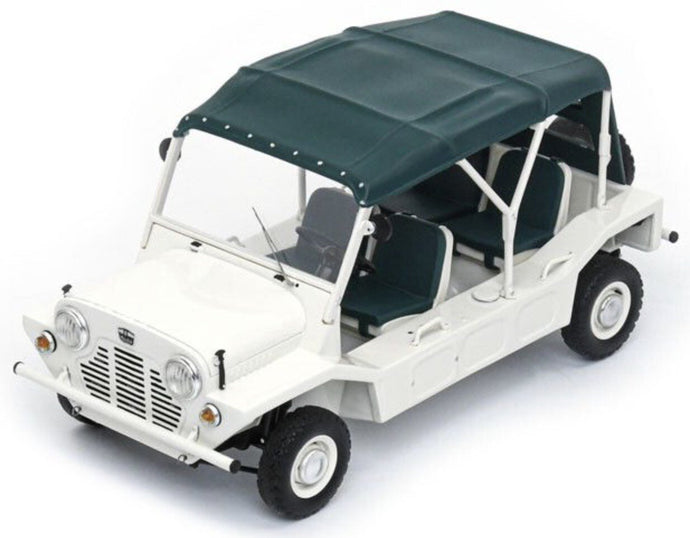 Mini MOKE (CLOSED TOP) hvid/mørk grøn 1:18