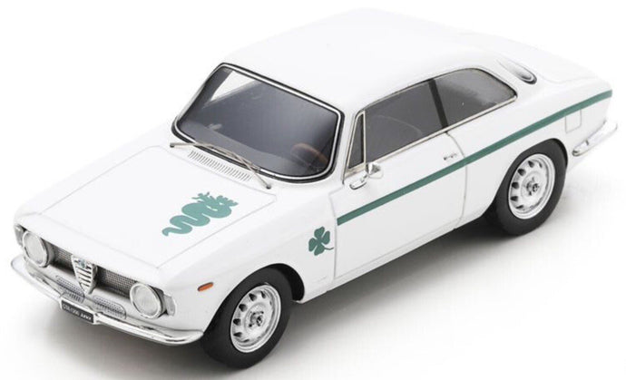 Alfa Romeo GTA 1965 hvid/grøn 1:43