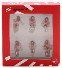 Indlæs billede til gallerivisning FIGURES SET 6X GRID GIRLS 1990s PINK RED 1:43