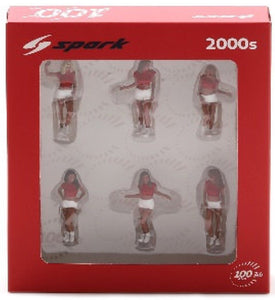 GRID GIRLS - 2000s rød/hvid 1:43