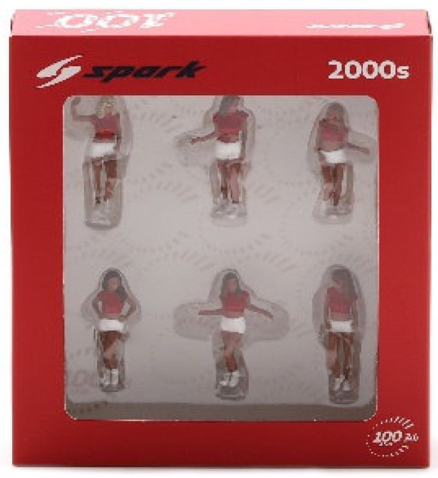 GRID GIRLS - 2000s rød/hvid 1:43