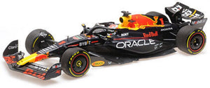 RED BULL F1 RB19 TEAM ORACLE RED BULL RACING N 1 WORLD CHAMPION WINNER MONACO GP 2023 MAX VERSTAPPEN MATT BLUE 1:18