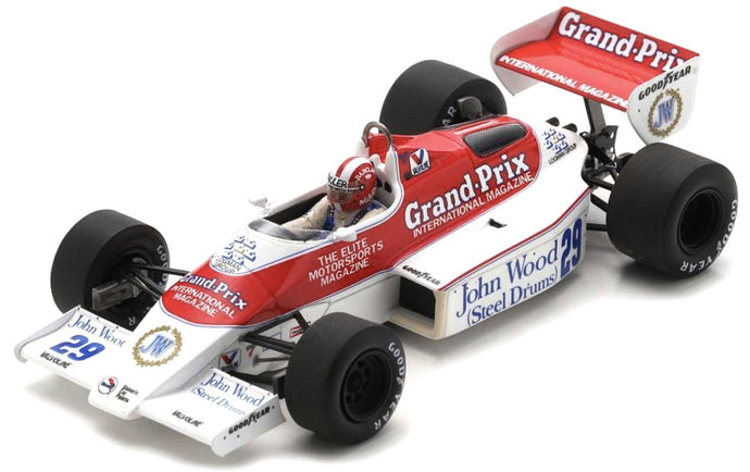 ARROWS F1 A6 N 29 ENGLISH GP 1983 MARC SURER WHITE RED 1:43