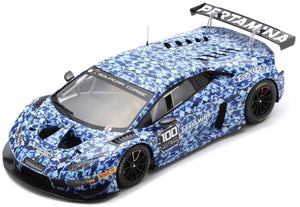 Lamborghini HURACAN GT3 EVO #100 SQUADRI CORSE - TEST CAR 2018 camouflage 1:18