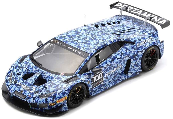 Lamborghini HURACAN GT3 EVO #100 SQUADRI CORSE - TEST CAR 2018 camouflage 1:18
