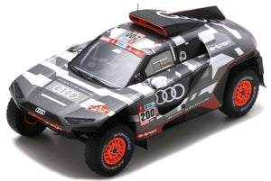 Audi RS Q e-TRON #200 PETERHANSEL/BOULANGER DAKAR RALLY 2022 grå/hvid/rød 1:18