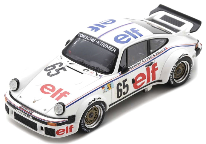 PORSCHE 911 934 TEAM PORSCHE KREMER RACING N 65 24h LE MANS 1976 M.C.CHARMASSON - D.PIRONI - B.WOLLEK WHITE 1:18