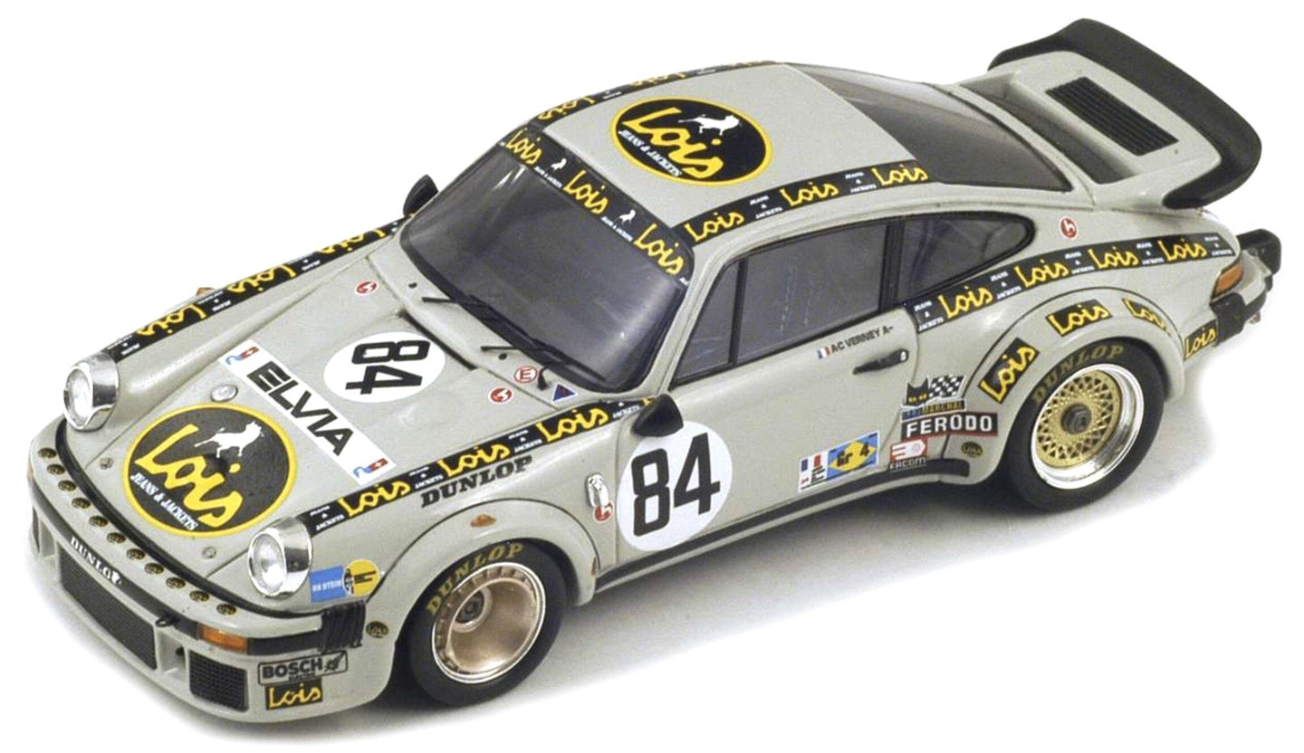 Porsche 934 #84 VERNEY/METGE/BARDINON 19th 24H LE MANS 1979 grå/sort/gul 1:18