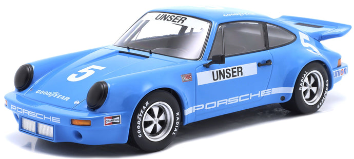 Porsche 911 CARRERA 3.0 RSR #5 BOBBY UBSER IROC 3rd 24H DAYTONA 1974 blå/hvid 1:18
