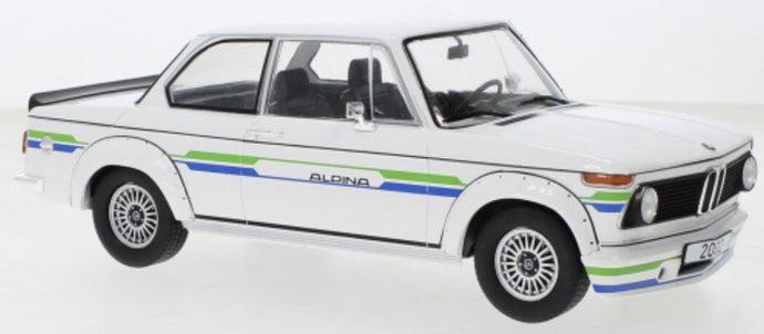 BMW 2002 ALPINA 1973 WHITE/DECORATED 1:18