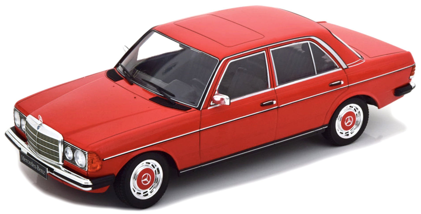 MERCEDES BENZ E-CLASS 230E (W123) 1975 RED 1:18