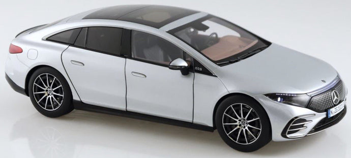 Mercedes Benz EQ EQS WIGHT LIGHT HIGHTECH sølv metallic 1:18