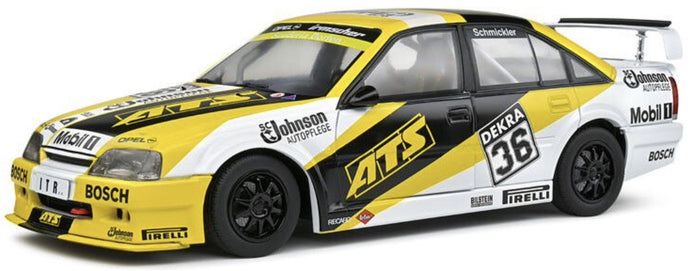 OPEL OMEGA EVO 500 TEAM IRMSCHER N 36 SEASON DTM 1991 F.ENGSTLER YELLOW BLACK 1:18