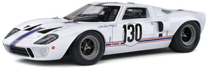 FORD USA GT40 MKI TEAM FRANCE N 130 TARGA FLORIO 1967 H.GREDER - J.M.GIORGI WHITE 1:18