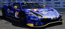 Indlæs billede til gallerivisning FERRARI 488 GT3 EVO 3.9L TURBO V8 HELLA PAGID RACING ONE TEAM N 14 24h NURBURGRING 2021 CHRISTIAN KOHLHAAS - STEPHAN KOHLER - MIKE JAGER - NORBERT SCHNEIDER BLUE 1:43