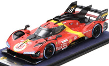 Indlæs billede til gallerivisning FERRARI 499P 3.0L TURBO V6 TEAM FERRARI AF CORSE N 51 WINNER 24h LE MANS 2023 ALESSANDRO PIER GUIDI - JAMES CALADO - ANTONIO GIOVINAZZI RED YELLOW BLACK 1:18