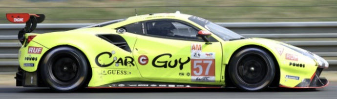 Ferrari 488 GTE EVO #57 KIMURA/HUFFAKER/SERRA 24H LE MANS 2023 gul 1:43
