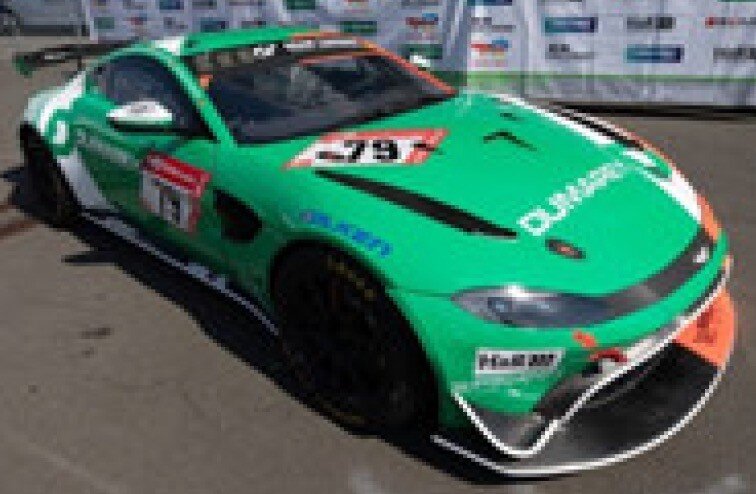 Aston Martin VANTAGE AMR GT4 #79 DUMAREY/MIES/PATZELT/SASSE 24H NURBURGRING 2023 grøn/hvid 1:43