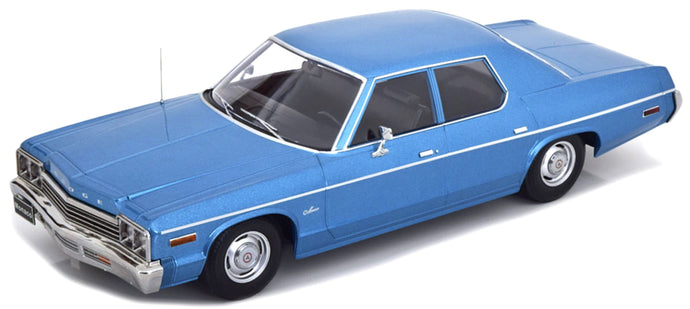 DODGE MONACO 1974 LIGHT BLUE MET 1:18