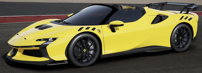 FERRARI SF90 XX STRADALE SPIDER 2024 GIALLO TRISTRATO - YELLOW MET BLACK 1:43