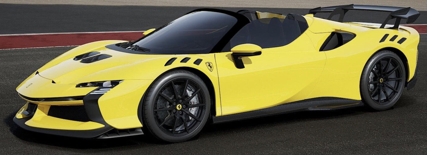 FERRARI SF90 XX STRADALE SPIDER 2024 GIALLO TRISTRATO - YELLOW MET BLACK 1:43