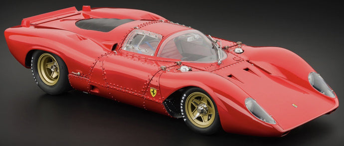 Ferrari 312P COUPE 'RED EDITION' 1969 rød 1:18