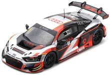 Indlæs billede til gallerivisning AUDI R8 LMS GT3 TEAM FAW AUDI RACING TEAM N 1 GT CUP MACAU 2022 CHENG CONG FU WHITE ORANGE BLACK 1:43